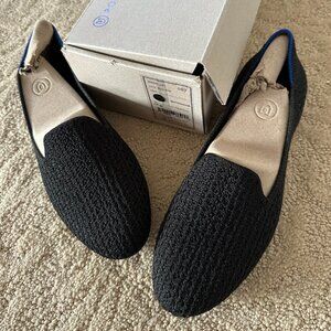 Rothy's Black Honeycomb Loafer Flats
